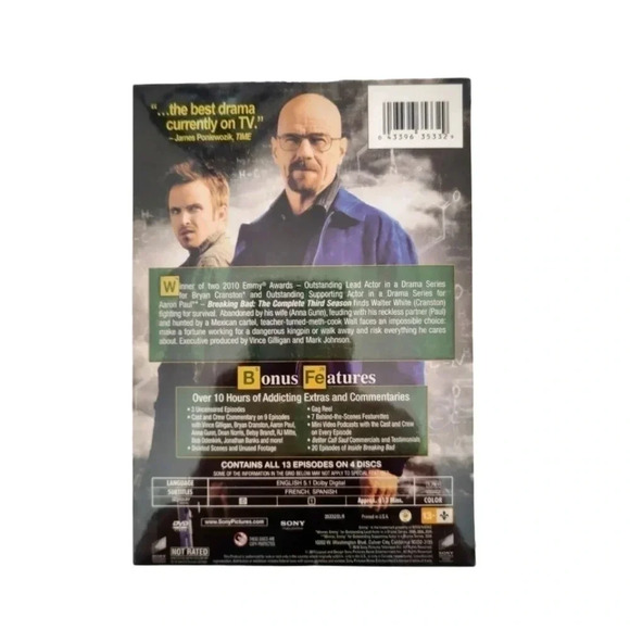 Breaking Bad DVDs, seasons 3 & 4, New sealed - Picture 3 of 5